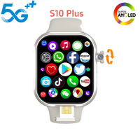 VP29 Smartwatch 5G LTE SIM 256GB Storage 4G/5G Network GPS WiFi 2.29 Inch AMOLED Display 8MP Rotary Camera Android Smart Watch