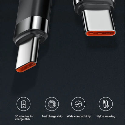 Xiaomi 5 in 1 GaN Desktop Charger For IPhone 16 15pro Laptop Samsung 240W Fast Charging Adapter 120w Type To TypeC Cable Charger