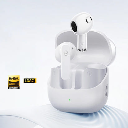 Baseus Bass BS1 NC Trådlösa Hörlurar -40dB ANC Bluetooth 6.0 Halvöppna Hi-Res Audio 6-Mic AI ENC LDAC Vattentäta Äkta Trådlösa Hörlurar