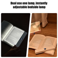 LED Flat Panel Night Vision Reading Light Eye Protection Reading Light Usb Charging Student Night Reading Lamp Book Lamp Indoor