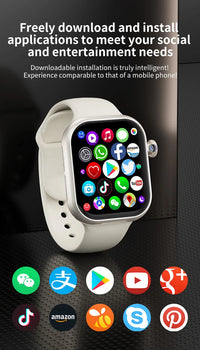 VP29 Smartwatch 5G LTE SIM 256GB Storage 4G/5G Network GPS WiFi 2.29 Inch AMOLED Display 8MP Rotary Camera Android Smart Watch