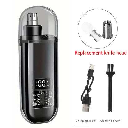 Nose Hair Trimmer with Built-in Battery - Rechargeable Ideal for Men'S Personal Care Neat Image Maintenance Nose Hair Trimmers