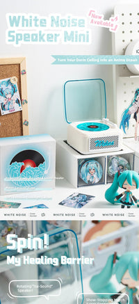 Retro Bluetooth-högtalare Mini trådlös stereo med omgivande ljus subwoofer inbyggd vitbrus vinylskivspelare