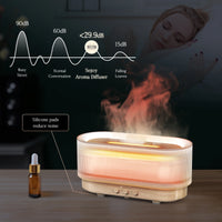 Flame Aromatic Aroma Diffuser 300ml USB Household Air Humidifier With Cool Mist Colorful Desktop Purifier Bedroom