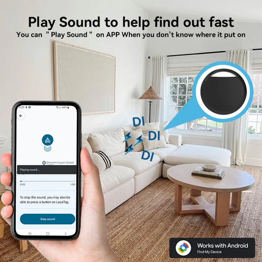 Navigationsspårare för Android-telefoner fungerar med Google Find Hub-appen, fjärrsöker nyckelsökare för Xiaomi Samsung Pixel GMS