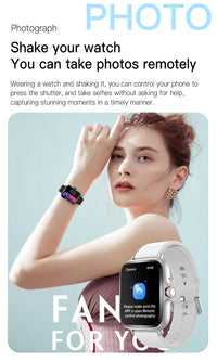 Ny 2025 Smart Watch Full Touch Display BTCall Sports Monitoring för Android & iPhone 1,83 tums kiselgel band mänkvinnor smartwatch