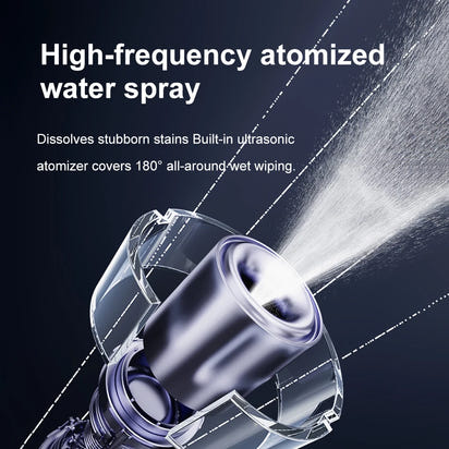 Robot Window cleaner,Dual Water Spray,Smart Memory,High Vacuum Suction, Laser Sensor, Home Wall Glass Cleaning Robot