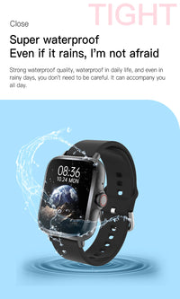 Ny 2025 Smart Watch Full Touch Display BTCall Sports Monitoring för Android & iPhone 1,83 tums kiselgel band mänkvinnor smartwatch