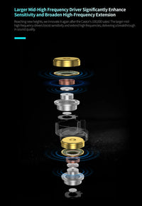 PRO 2DD Dynamic in Ear Earphones High-end Tunable Earphones Stets A New Benchmark for Hfi Sound Quality Bass Headsets