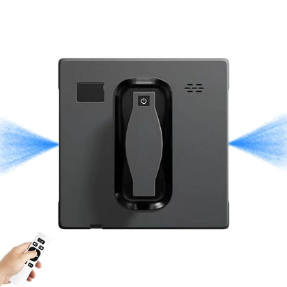 Robot Window cleaner,Dual Water Spray,Smart Memory,High Vacuum Suction, Laser Sensor, Home Wall Glass Cleaning Robot