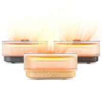 Flame Aromatic Aroma Diffuser 300ml USB Household Air Humidifier With Cool Mist Colorful Desktop Purifier Bedroom