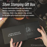 Aroma Diffuser Air Humidifier Ultrasonic Cool Mist Maker Fogger Led Essential Oil Flame Lamp Difusor