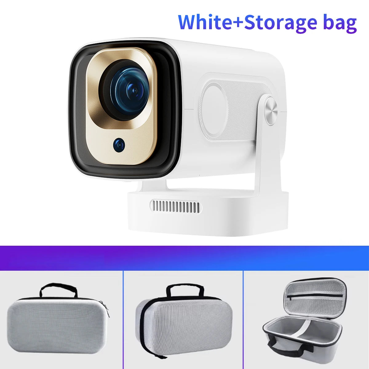 Magcubic HY310 Miniprojektor Autofokus 4K Native 1080P 330ANSI Android 11 5W Högtalare Air Mouse Röstassistent Uppgraderad HY300