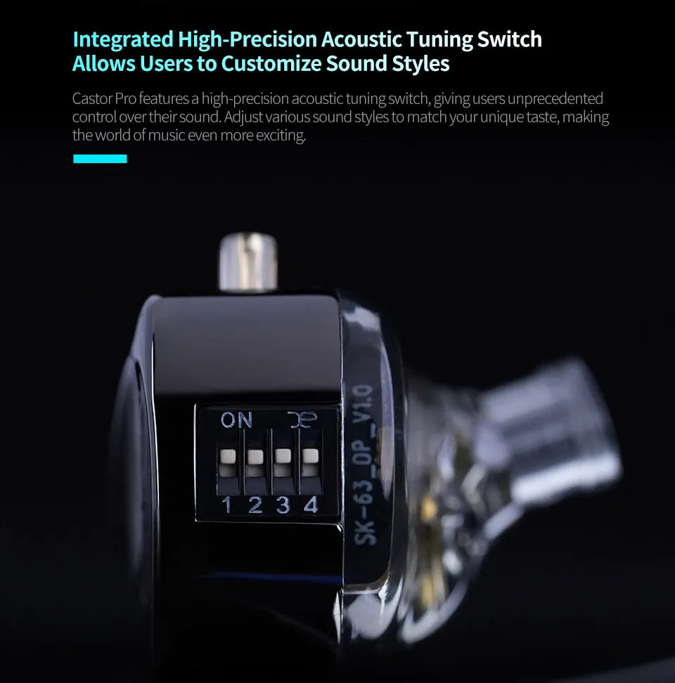 PRO 2DD Dynamic in Ear Earphones High-end Tunable Earphones Stets A New Benchmark for Hfi Sound Quality Bass Headsets