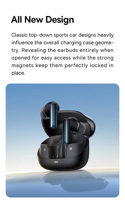 Baseus Bowie M2s -48dB ANC Trådlösa Hörlurar Bluetooth 5.3 3D Spatial Audio Hörlurar HiFi Kvalitet 0.038