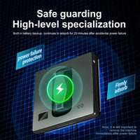 Robot Window cleaner,Dual Water Spray,Smart Memory,High Vacuum Suction, Laser Sensor, Home Wall Glass Cleaning Robot