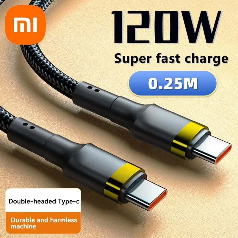 Xiaomi 5 in 1 GaN Desktop Charger For IPhone 16 15pro Laptop Samsung 240W Fast Charging Adapter 120w Type To TypeC Cable Charger