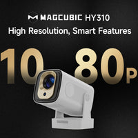 Magcubic HY310 Miniprojektor Autofokus 4K Native 1080P 330ANSI Android 11 5W Högtalare Air Mouse Röstassistent Uppgraderad HY300