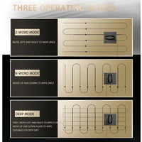 Robot Window cleaner,Dual Water Spray,Smart Memory,High Vacuum Suction, Laser Sensor, Home Wall Glass Cleaning Robot