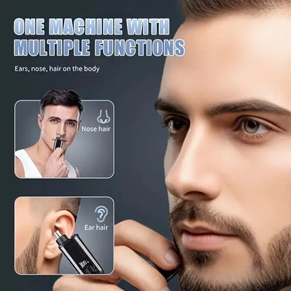 Nose Hair Trimmer with Built-in Battery - Rechargeable Ideal for Men'S Personal Care Neat Image Maintenance Nose Hair Trimmers