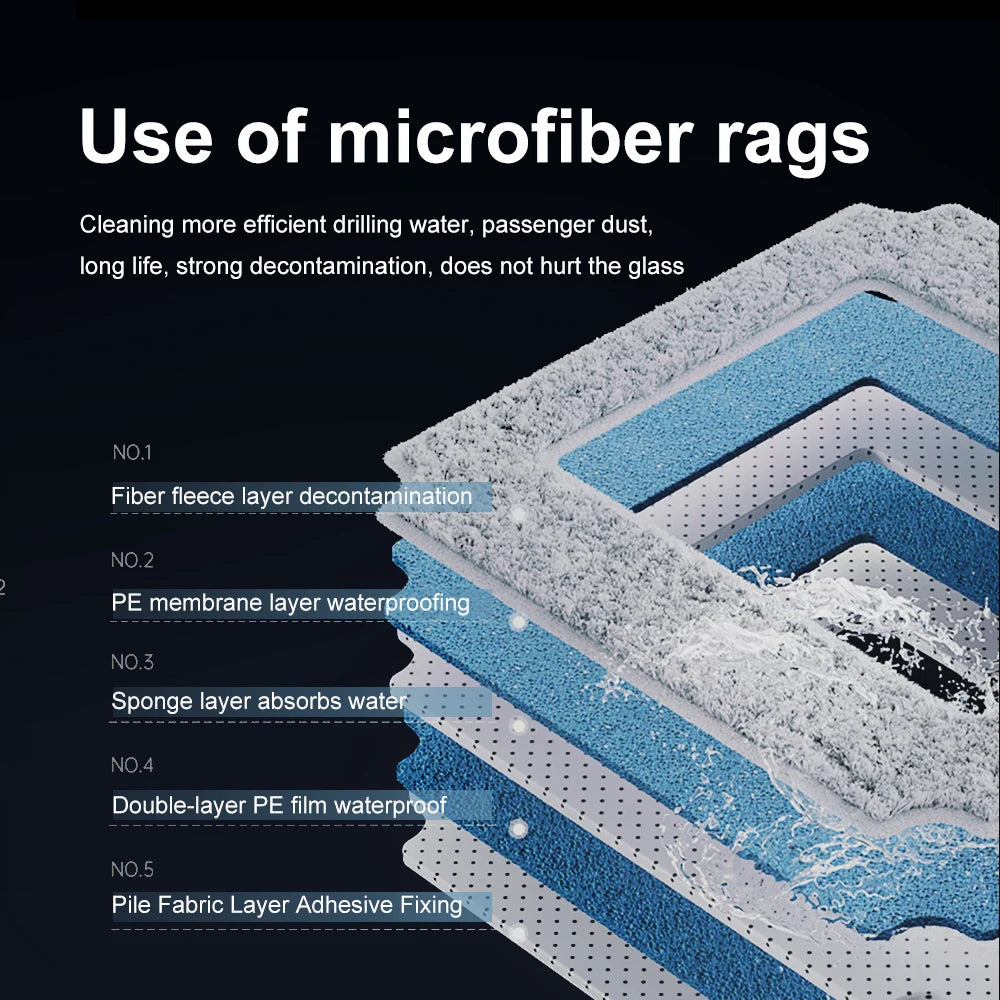 Robot Window cleaner,Dual Water Spray,Smart Memory,High Vacuum Suction, Laser Sensor, Home Wall Glass Cleaning Robot