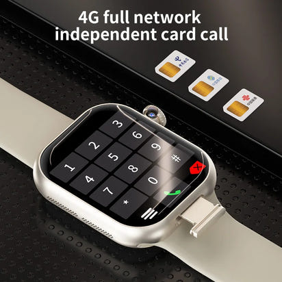 VP29 Smartwatch 5G LTE SIM 256GB Storage 4G/5G Network GPS WiFi 2.29 Inch AMOLED Display 8MP Rotary Camera Android Smart Watch