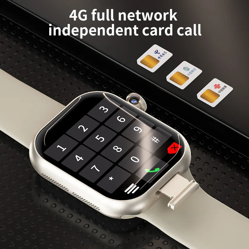 VP29 Smartwatch 5G LTE SIM 256GB Storage 4G/5G Network GPS WiFi 2.29 Inch AMOLED Display 8MP Rotary Camera Android Smart Watch