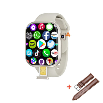 VP29 Smartwatch 5G LTE SIM 256GB Storage 4G/5G Network GPS WiFi 2.29 Inch AMOLED Display 8MP Rotary Camera Android Smart Watch