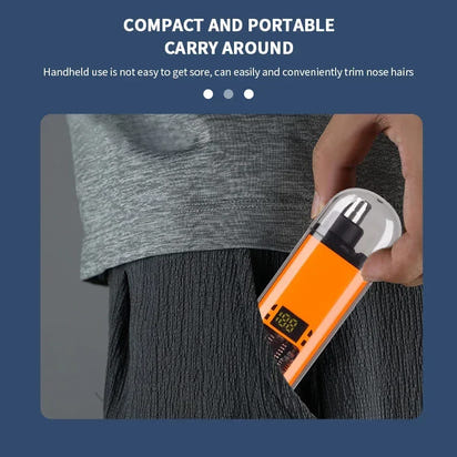 Nose Hair Trimmer with Built-in Battery - Rechargeable Ideal for Men'S Personal Care Neat Image Maintenance Nose Hair Trimmers