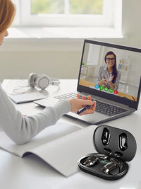 AI Translator Earbuds 3-in-1 144 Languages Noise Cancelling Bluetooth 5.3 Smart Voice Instant Real-Time Translation Headset