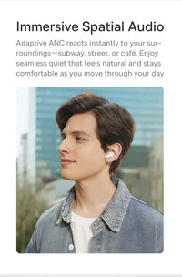 Baseus Bass BS1 NC Trådlösa Hörlurar -40dB ANC Bluetooth 6.0 Halvöppna Hi-Res Audio 6-Mic AI ENC LDAC Vattentäta Äkta Trådlösa Hörlurar