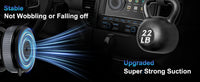 Vakuummagnetisk sugkoppshållare för telefon, vikbar och utdragbar handsfree-sugkoppshållare för telefon i bil för iPhone och Android