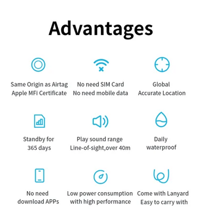 Airtag Bluetooth GPS Trackers IPX 5 Waterproof Sport Tracking Find My Elderly Kids Pets Available  Finders For iPhone FIND MY