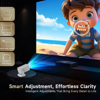 Magcubic HY310 Miniprojektor Autofokus 4K Native 1080P 330ANSI Android 11 5W Högtalare Air Mouse Röstassistent Uppgraderad HY300
