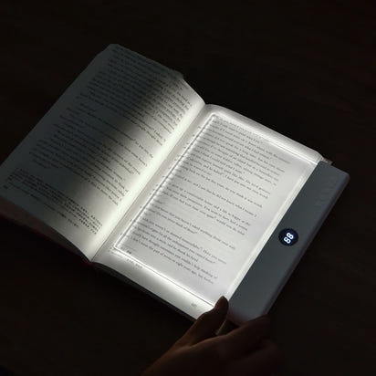 LED Flat Panel Night Vision Reading Light Eye Protection Reading Light Usb Charging Student Night Reading Lamp Book Lamp Indoor