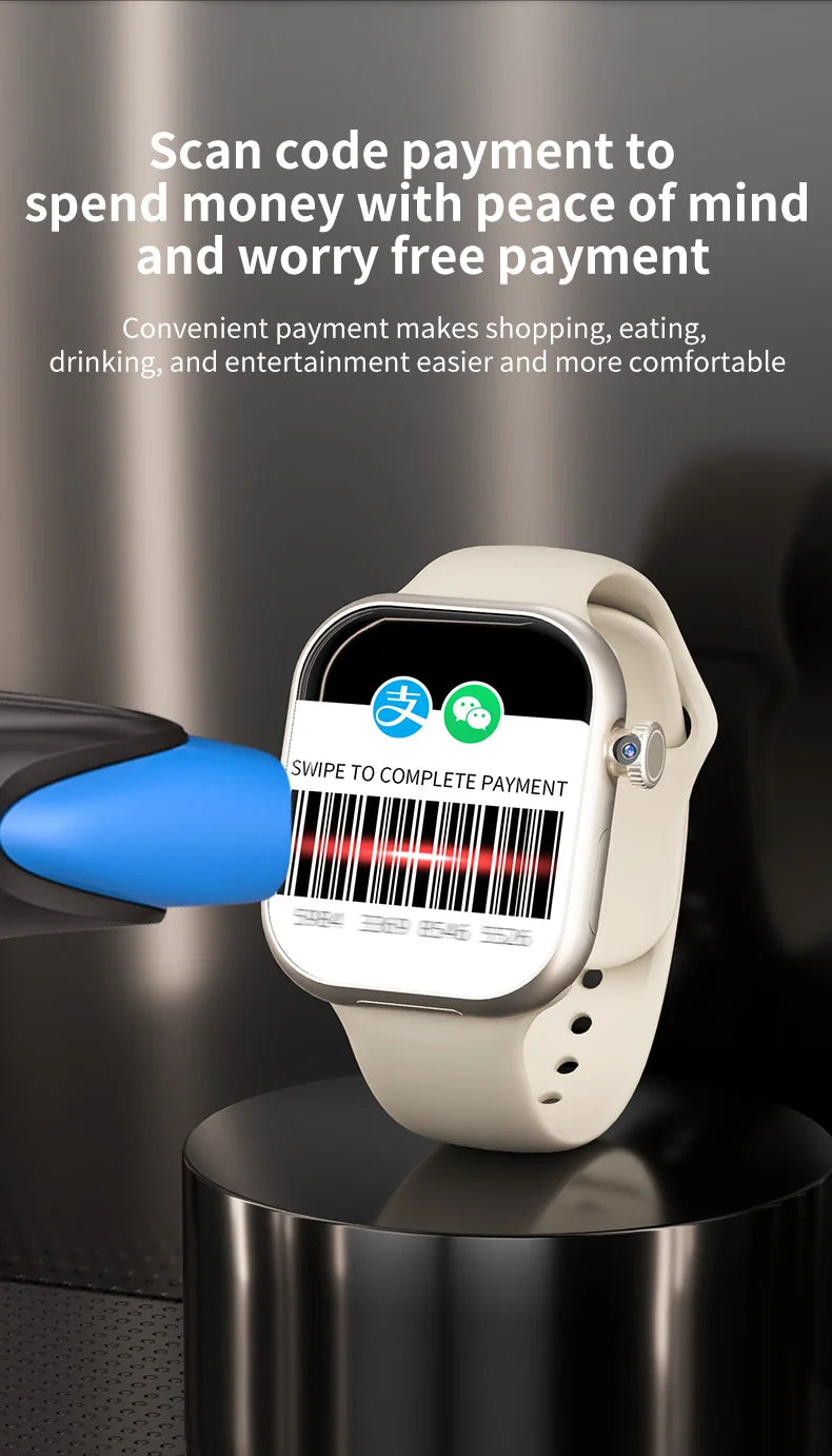 VP29 Smartwatch 5G LTE SIM 256GB Storage 4G/5G Network GPS WiFi 2.29 Inch AMOLED Display 8MP Rotary Camera Android Smart Watch