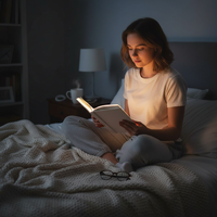 LED-plattskärm Nattseende Läslampa Ögonskydd Läslampa USB-laddning Student Nattläslampa Boklampa Inomhus