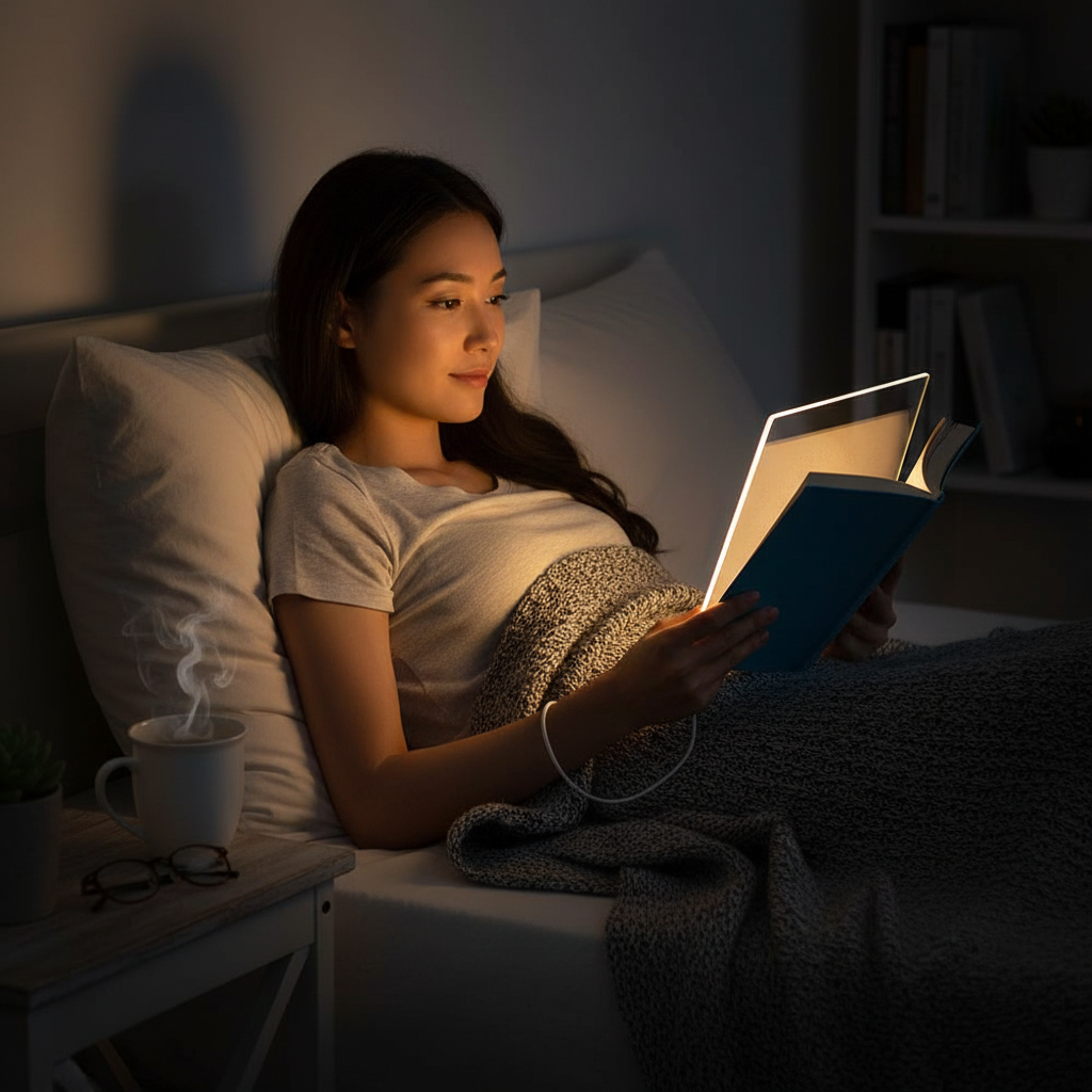 LED-plattskärm Nattseende Läslampa Ögonskydd Läslampa USB-laddning Student Nattläslampa Boklampa Inomhus