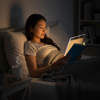 LED-plattskärm Nattseende Läslampa Ögonskydd Läslampa USB-laddning Student Nattläslampa Boklampa Inomhus